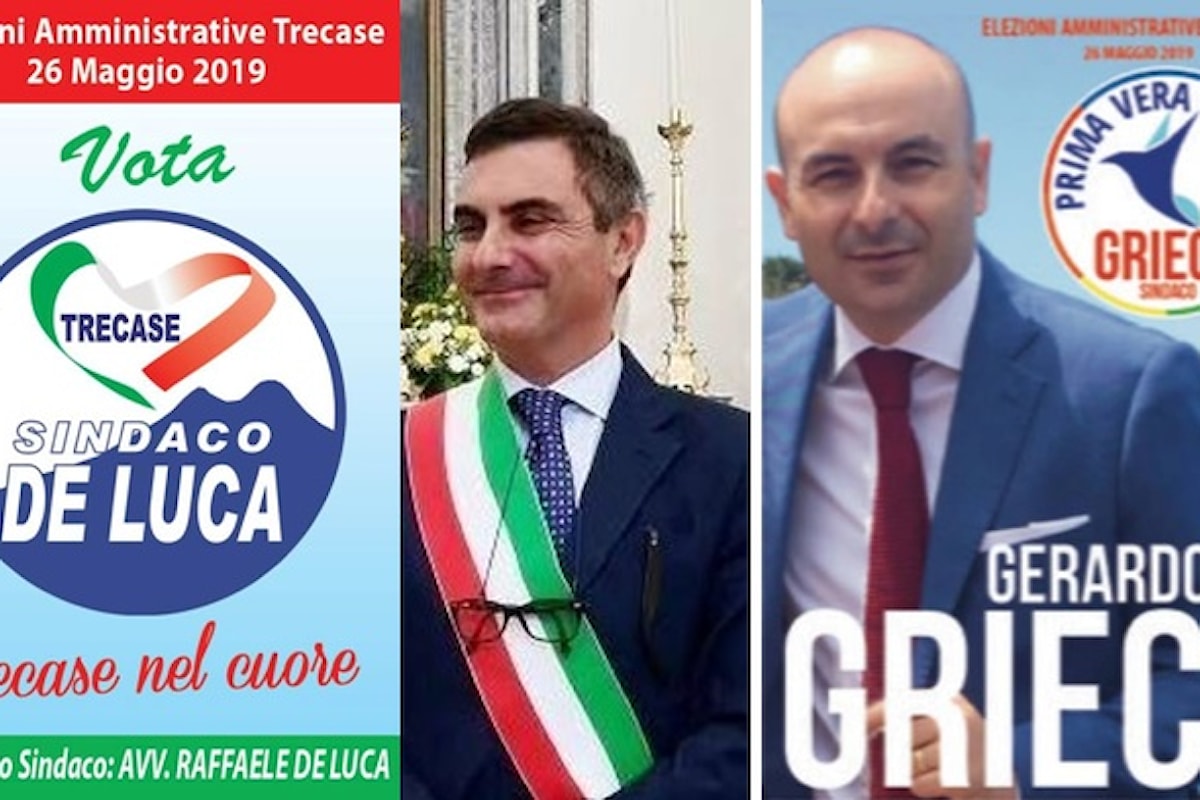 Si vota per il sindaco a Trecase al Vesuvio tra le liste dei candidati De Luca e Grieco