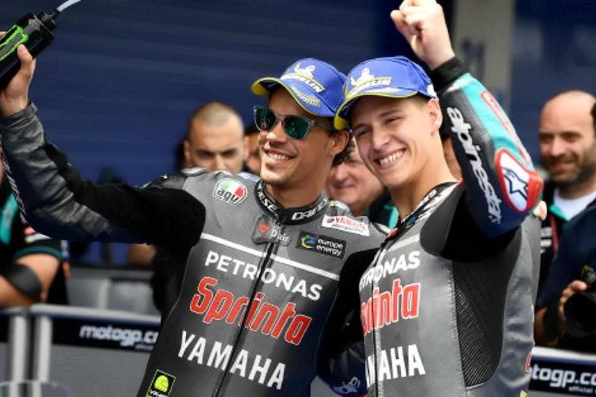 MotoGP, le Petronas Yamaha di Quartararo e Morbidelli prime al via nel GP di Spagna