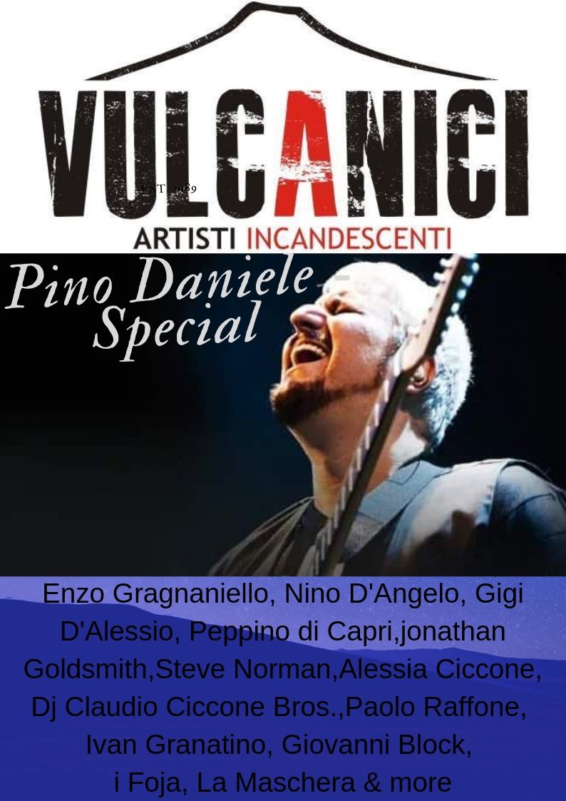 Vulcanici Artisti Incandescenti omaggia Pino Daniele