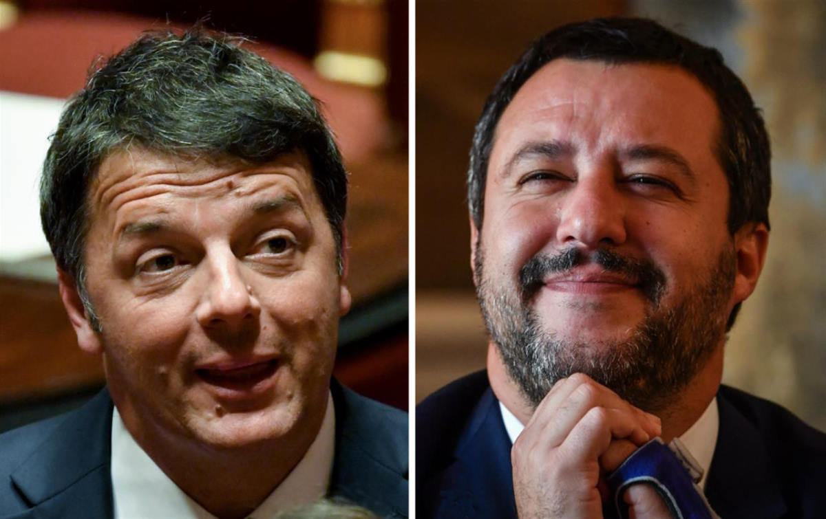 Renzi e Salvini due facce della stessa medaglia