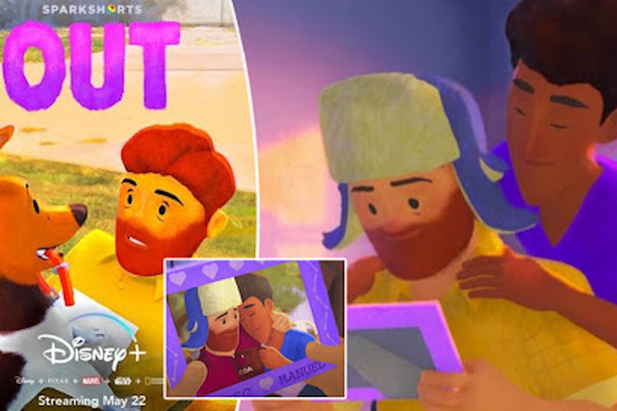 “OUT” Il primo corto a tematica gay della Pixar