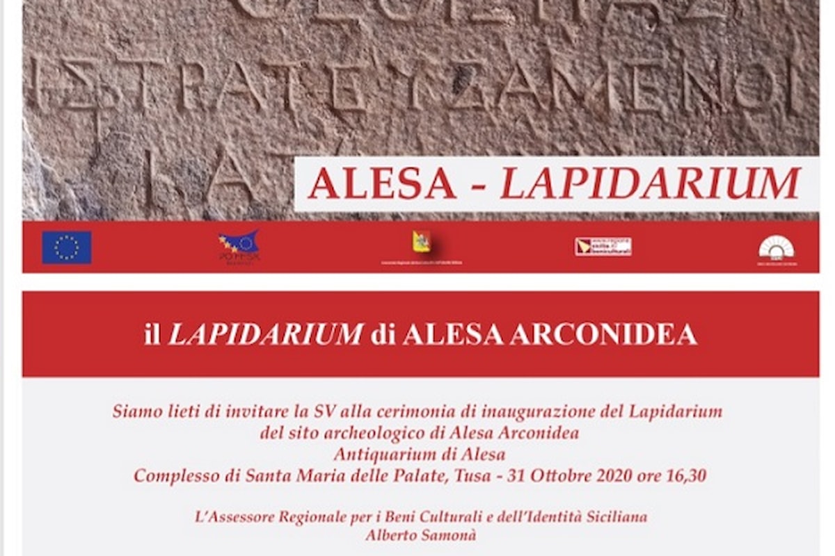 Tusa (ME) – Apre il nuovo Lapidarium di Alesa Arconidea