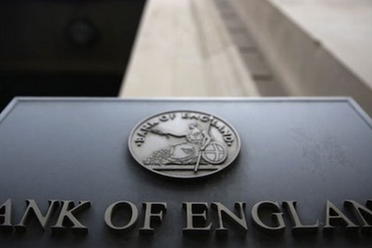 Tassi di interesse, giovedì ci aspetta il meeting della Bank of England