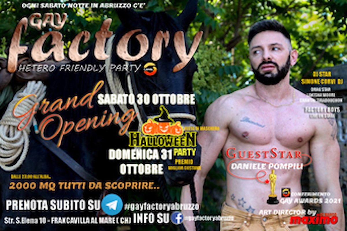 A Francavilla inaugura il “GAY FACTORY” il 1° villaggio gay d'Italia!