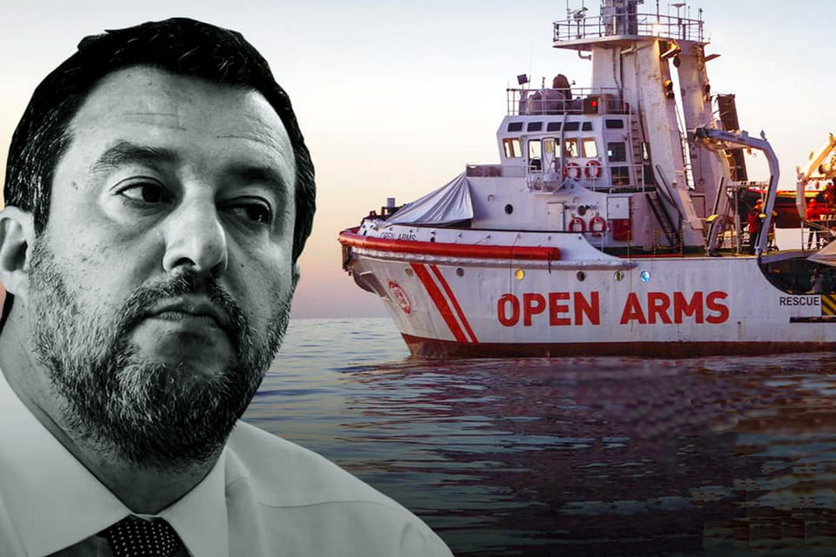 È iniziato a Palermo il processo a Salvini per il sequestro dei migranti a bordo della Open Arms