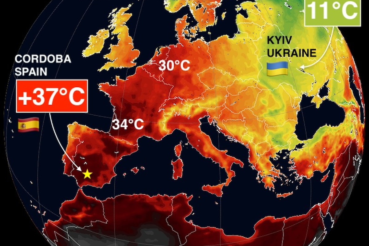 Grosso divario in Europa tra est e ovest... anche sul clima!