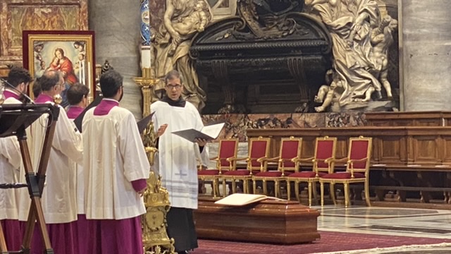 Papa Francesco presenzia il rito delle esequie per il decano dei Cardinali Jozef Tomko 