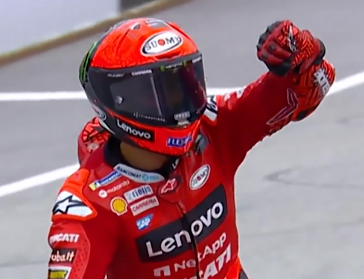 MotoGP: Bagnaia vince anche in Austria, è la terza vittoria consecutiva per il pilota Ducati