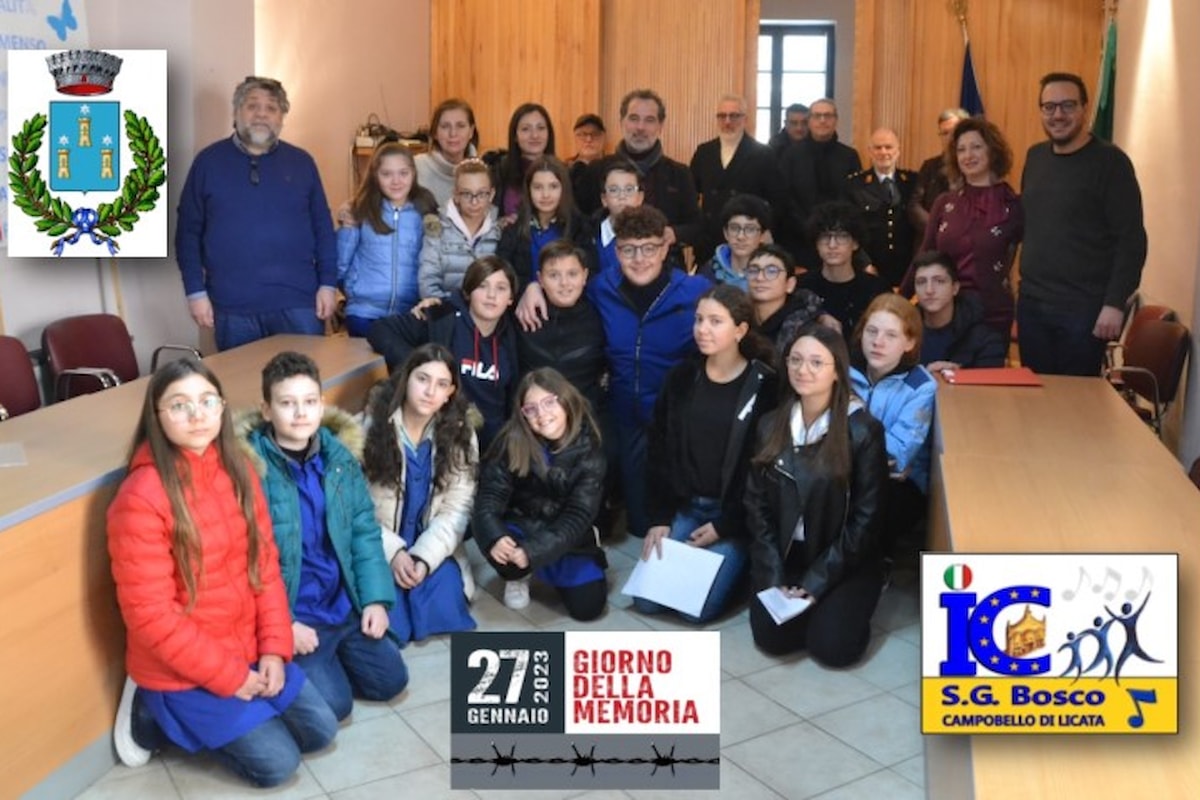27 gennaio 2023: il comune di Campobello di Licata fa scuola di Memoria