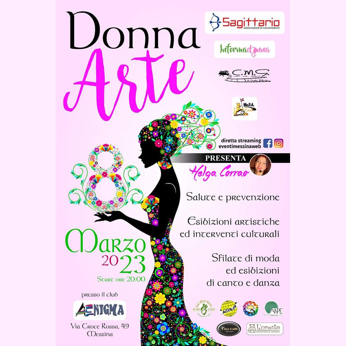 Messina – L’otto marzo la sesta edizione di “Donna Arte”