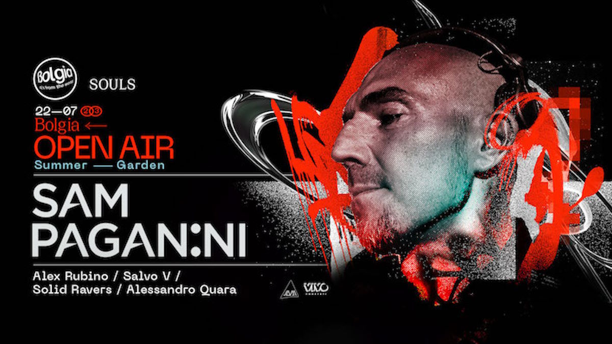 Sam Paganini fa muovere a tempo Bolgia Summer Garden - Bergamo