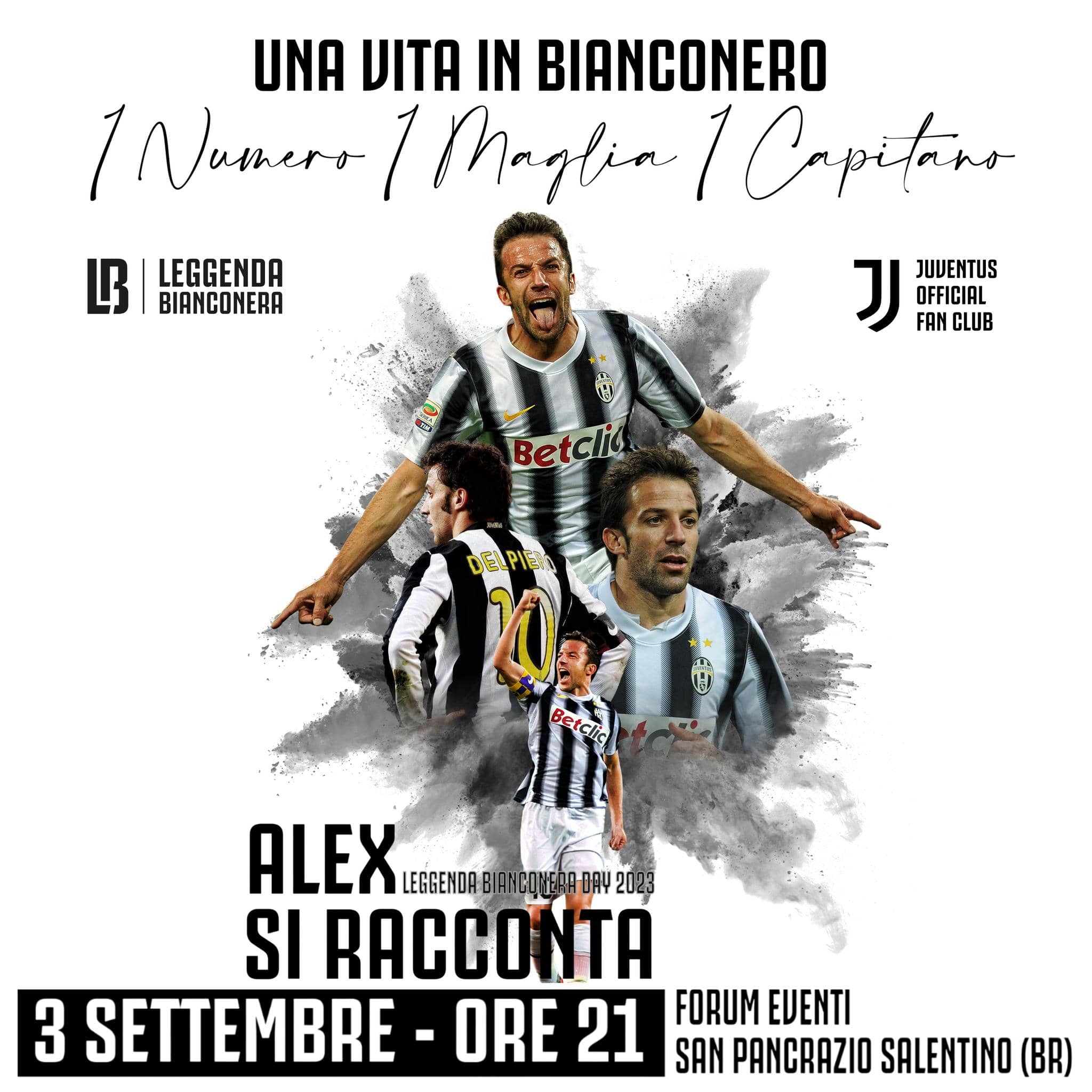 Alex Del Piero manda in visibilio il popolo bianconero: grande successo per la sua intervista a San Pancrazio