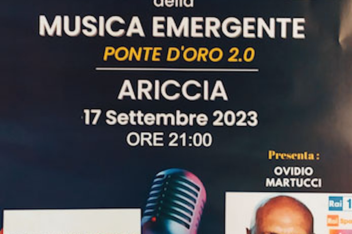 A Palazzo Chigi di Ariccia presentato il 1° Festival di Musica Emergente – Ponte d’Oro 2.0
