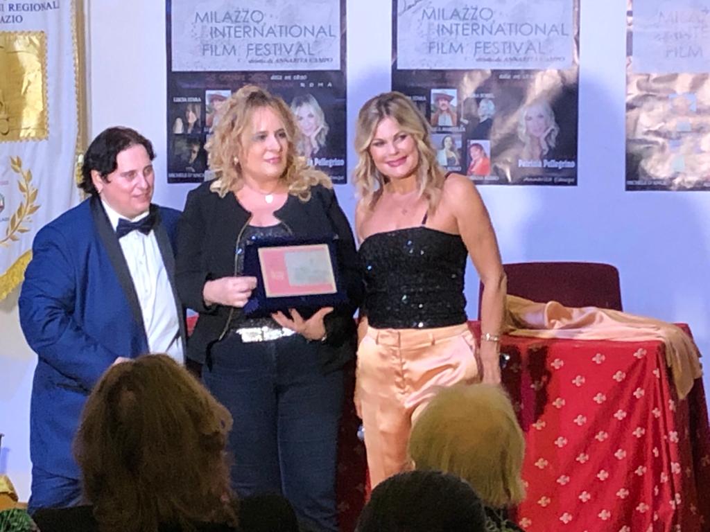 Premio Speaker Radiofonica 2023 alla IV EDIZIONE DEL MILAZZO INTERNATIONAL FILM FESTIVAL alla Speaker e scrittrice Sabrina Morelli