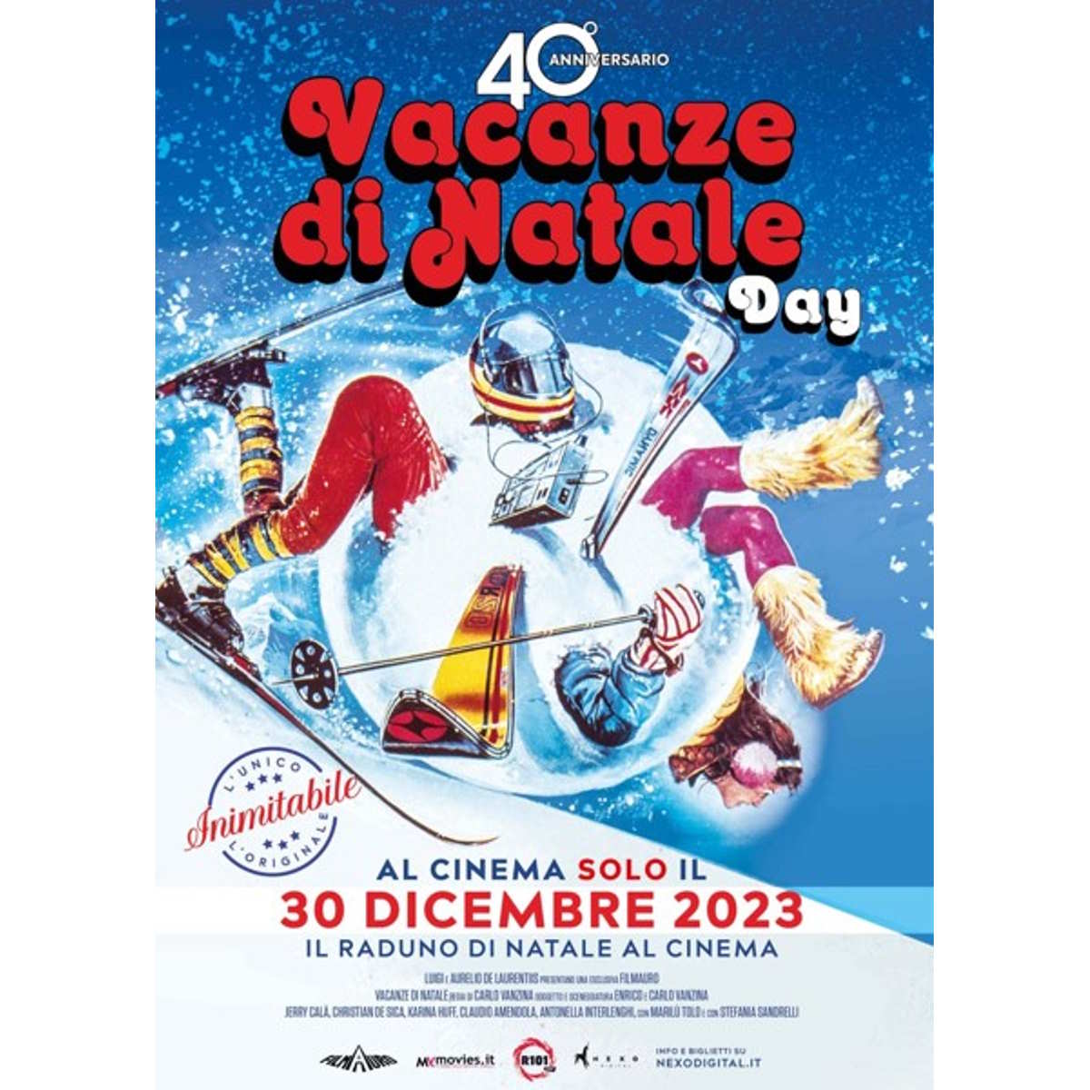 Il 30 dicembre è il “Vacanze Di Natale Day”. A quarant'anni dall’uscita “Vacanze Di Natale”, di Carlo Vanzina, torna al cinema, per un giorno, in versione restaurata e rimasterizzata