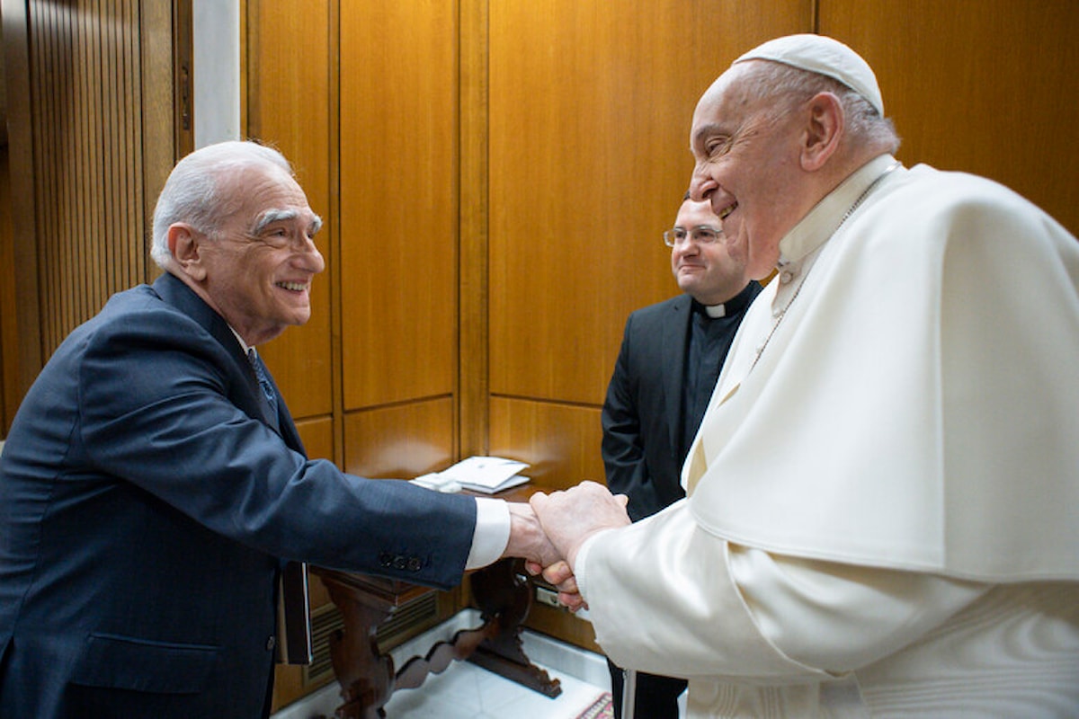 Martin Scorsese era presente all’udienza di Papa Francesco in Vaticano