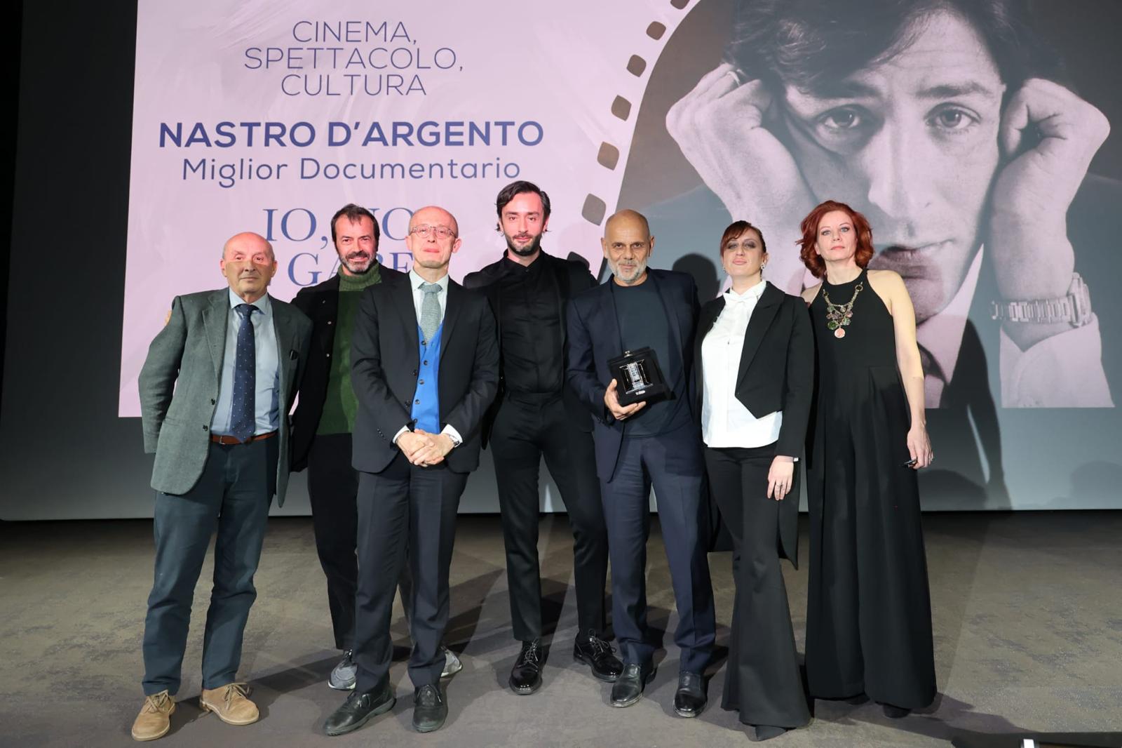 “Io, Noi E Gaber”, di Riccardo Milani, trionfa ai Nastri D’Argento 2024 come Miglior Documentario Cinema, Spettacolo, Cultura
