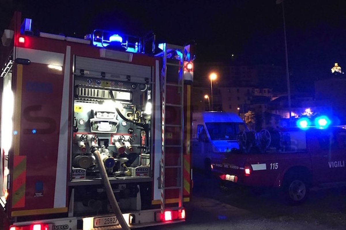 Palermo: incendio in casa, muore una donna di 86 anni.