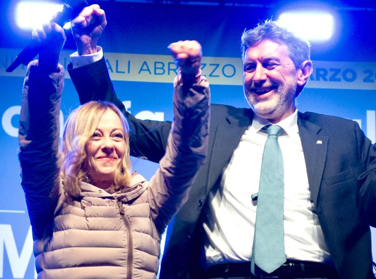 Alle regionali in Abruzzo rieletto il presidente uscente, Marco Marsilio di Fratelli d'Italia