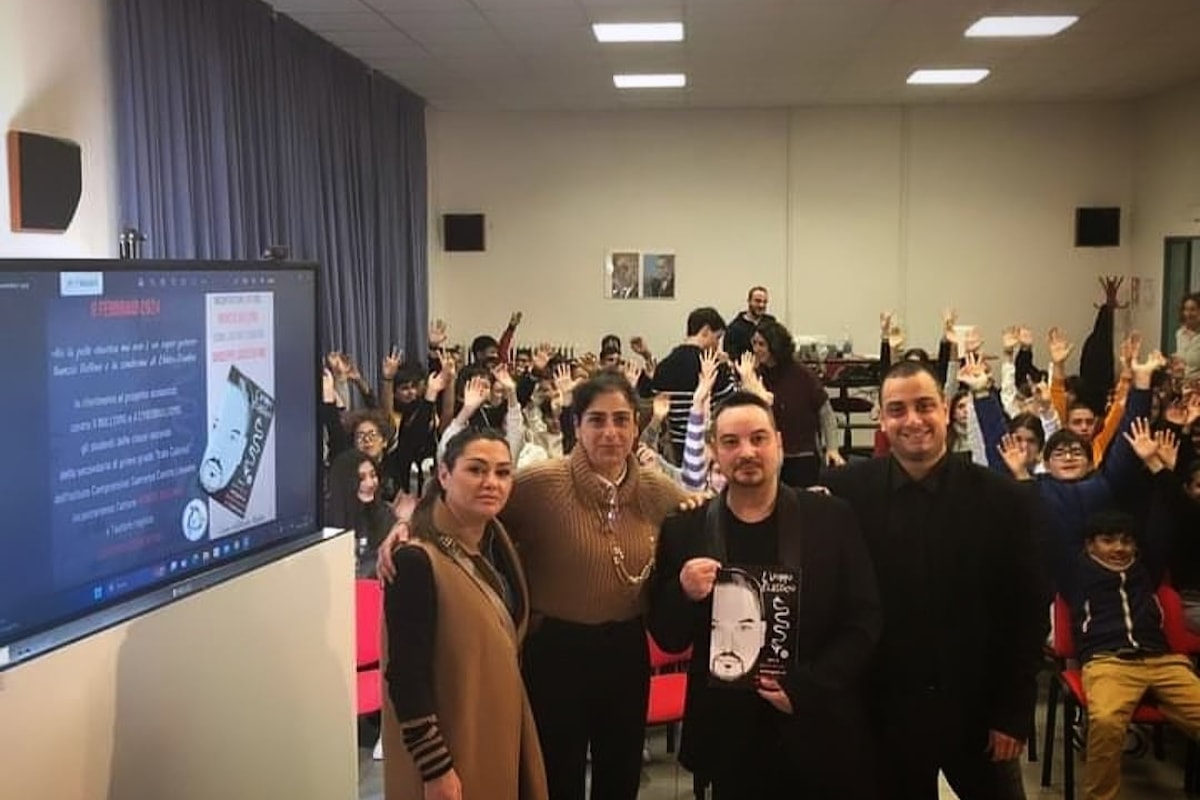 Arte e educazione contro il Bullismo: Nunzio Bellino e Giuseppe Cossentino incontrano gli studenti di Sanremo