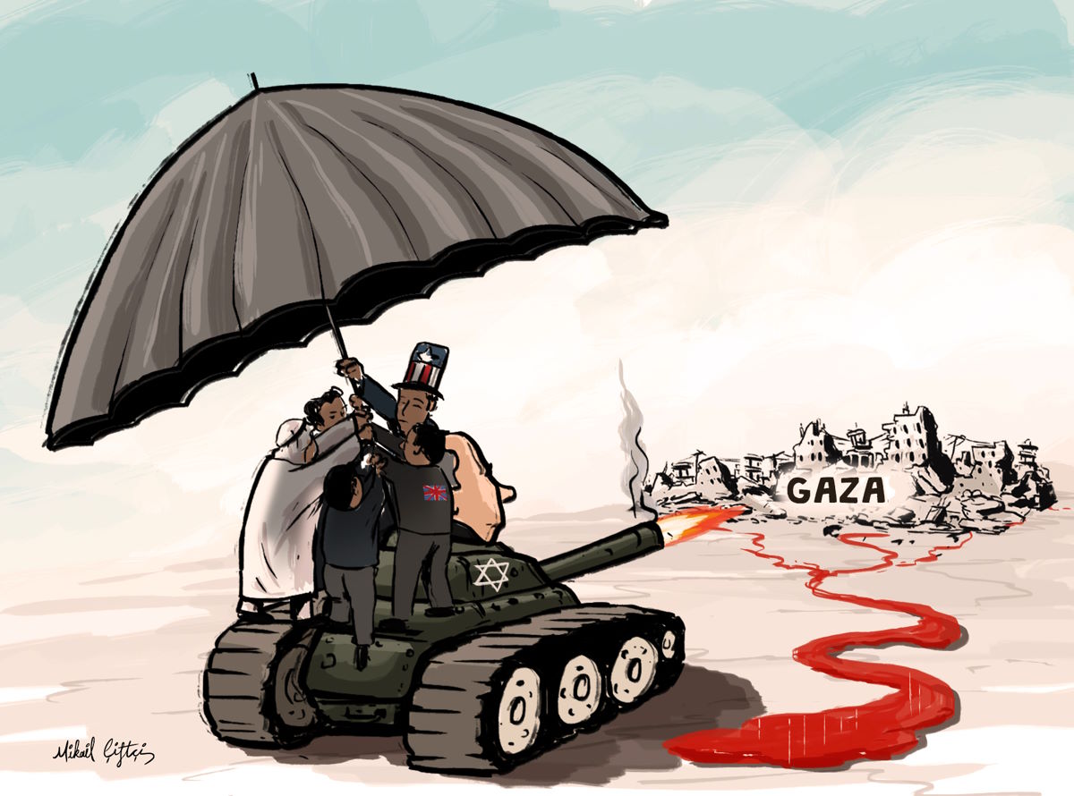 L'ombrello di Biden (e dell'occidente) per supportare Israele nel genocidio a Gaza e nella (prossima) guerra contro l'Iran