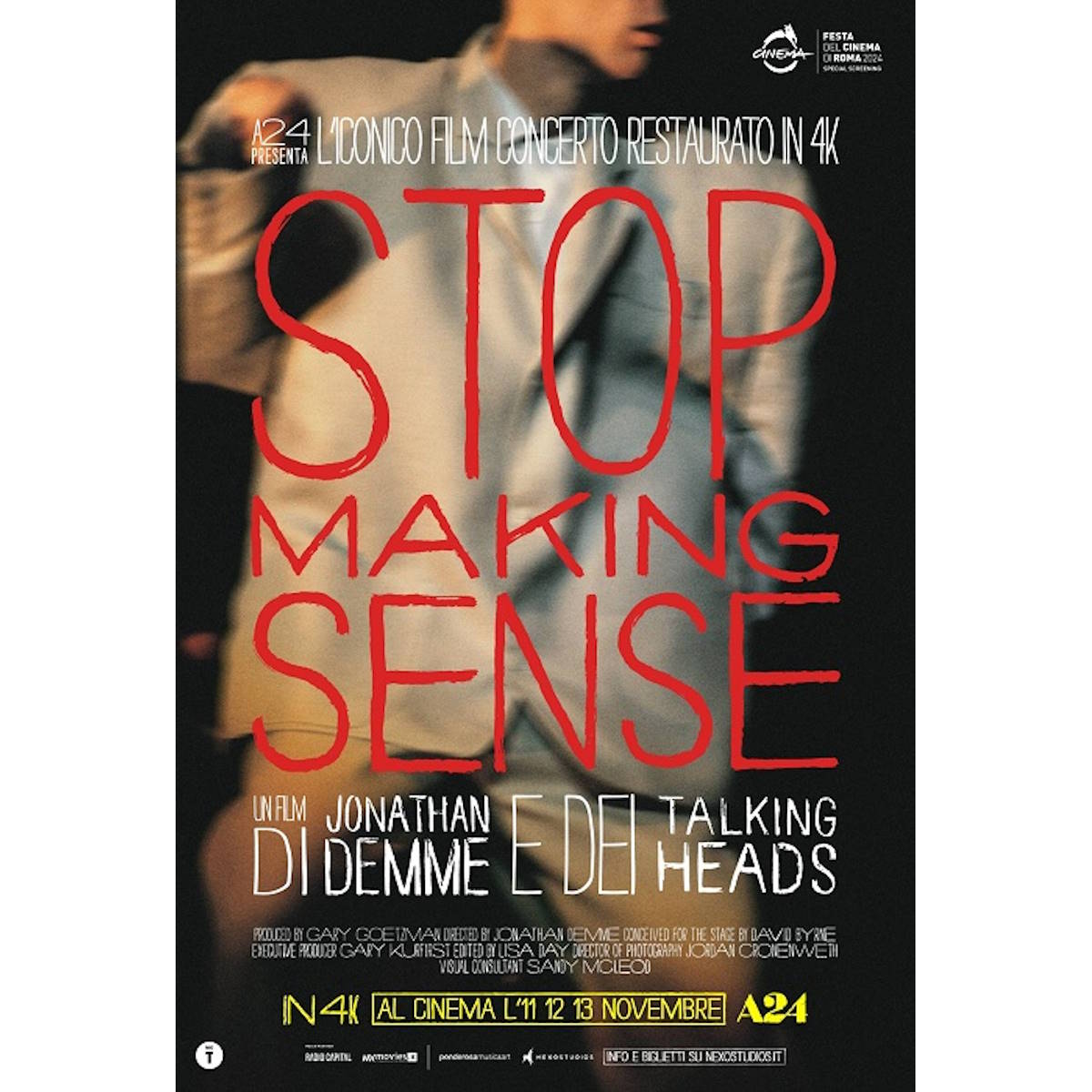 Stop making sense. 40 anniversary experience: Talking Heads