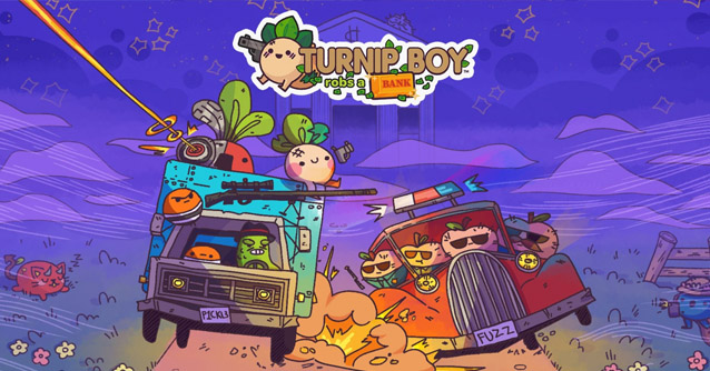 Turnip Boy Robs a Bank - un roguelite ricco di azione e ironia!