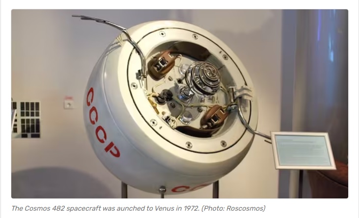 Cosmos 482: una sonda sovietica ritorna dopo oltre mezzo secolo
