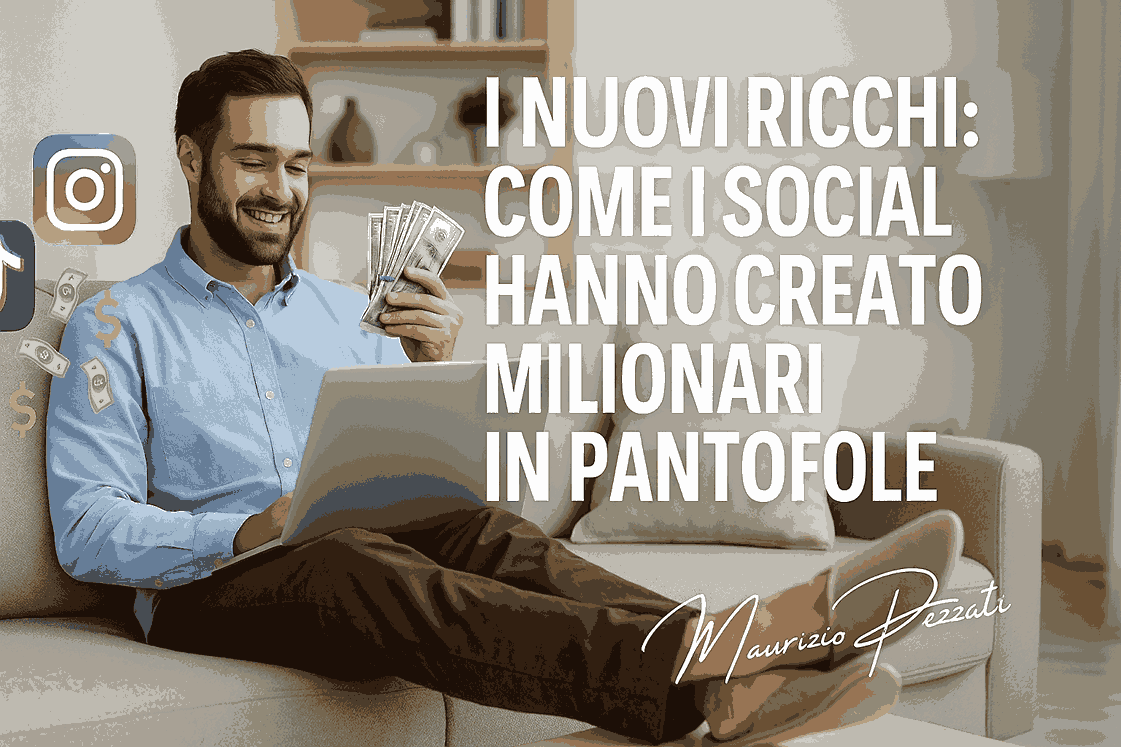 I nuovi ricchi: come i social hanno creato milionari in pantofole