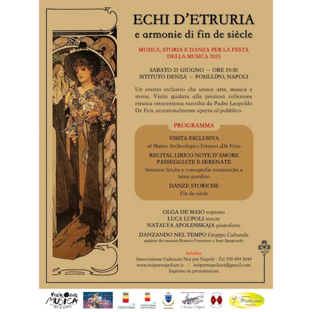 Echi d'Etruria e Armonie fin de siècle,Musica, Danza e Storia per la Festa della Musica 2025