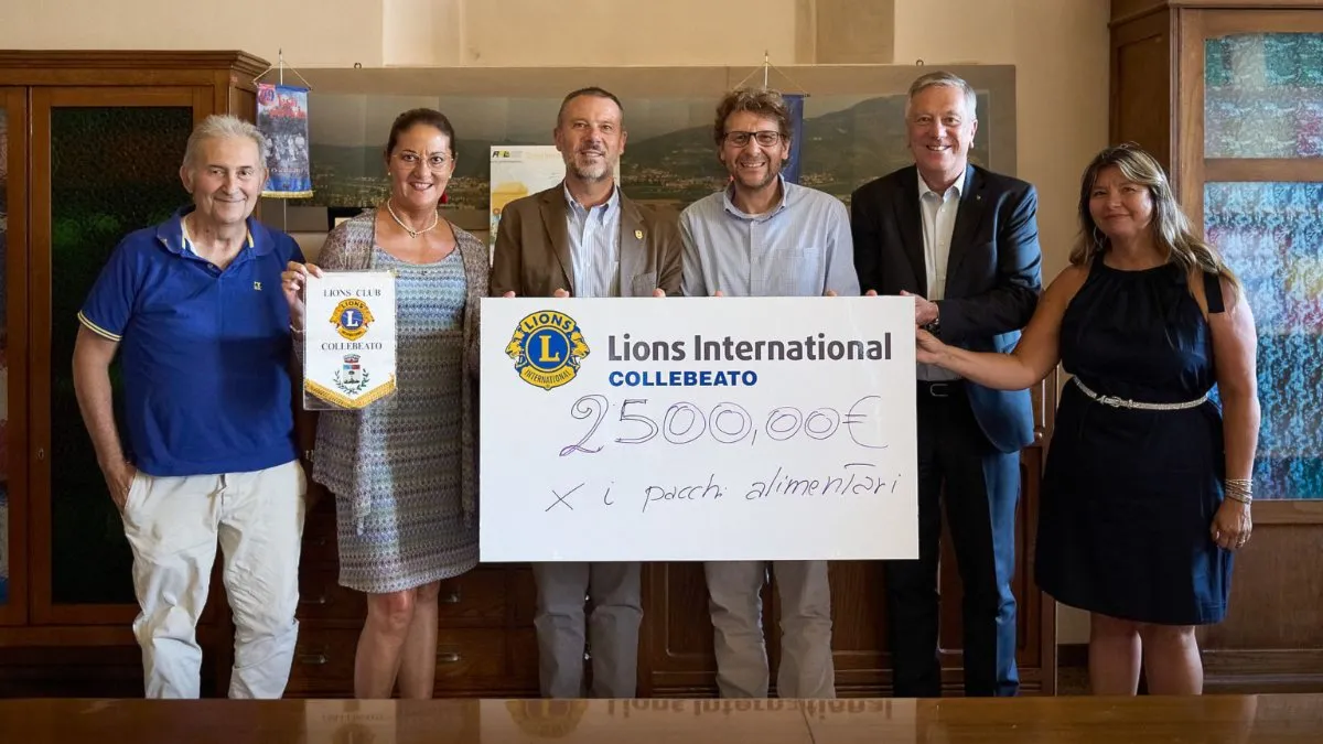 I Lions al fianco della comunità di Collebeato