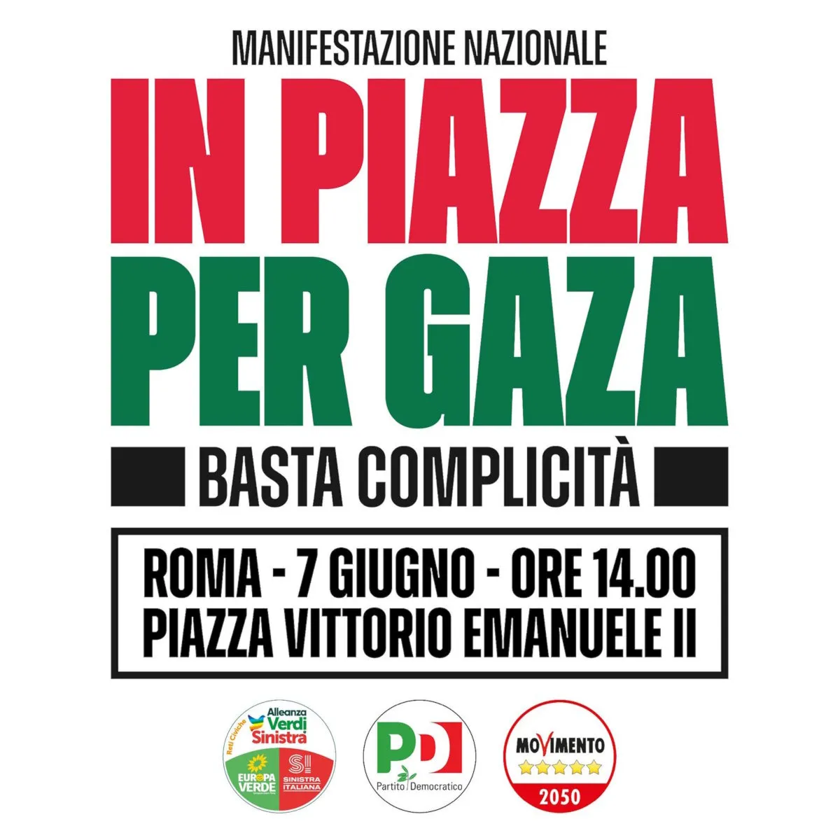 Tutti in piazza per Gaza!