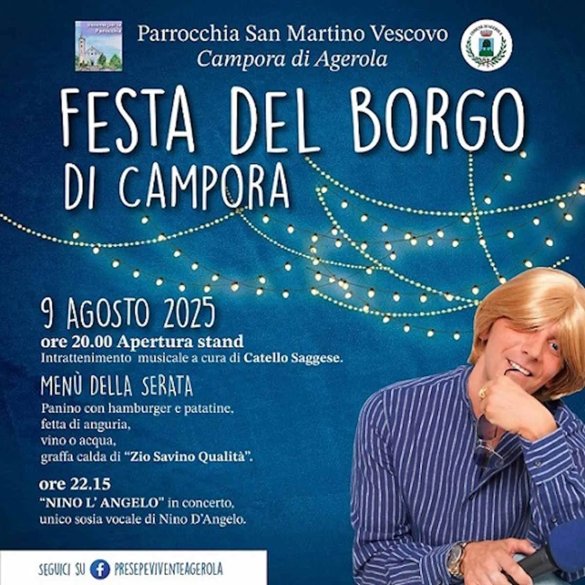 A Campora di Agerola torna la tanto attesa Festa del Borgo: musica, gusto e tradizione il 9 agosto 2025