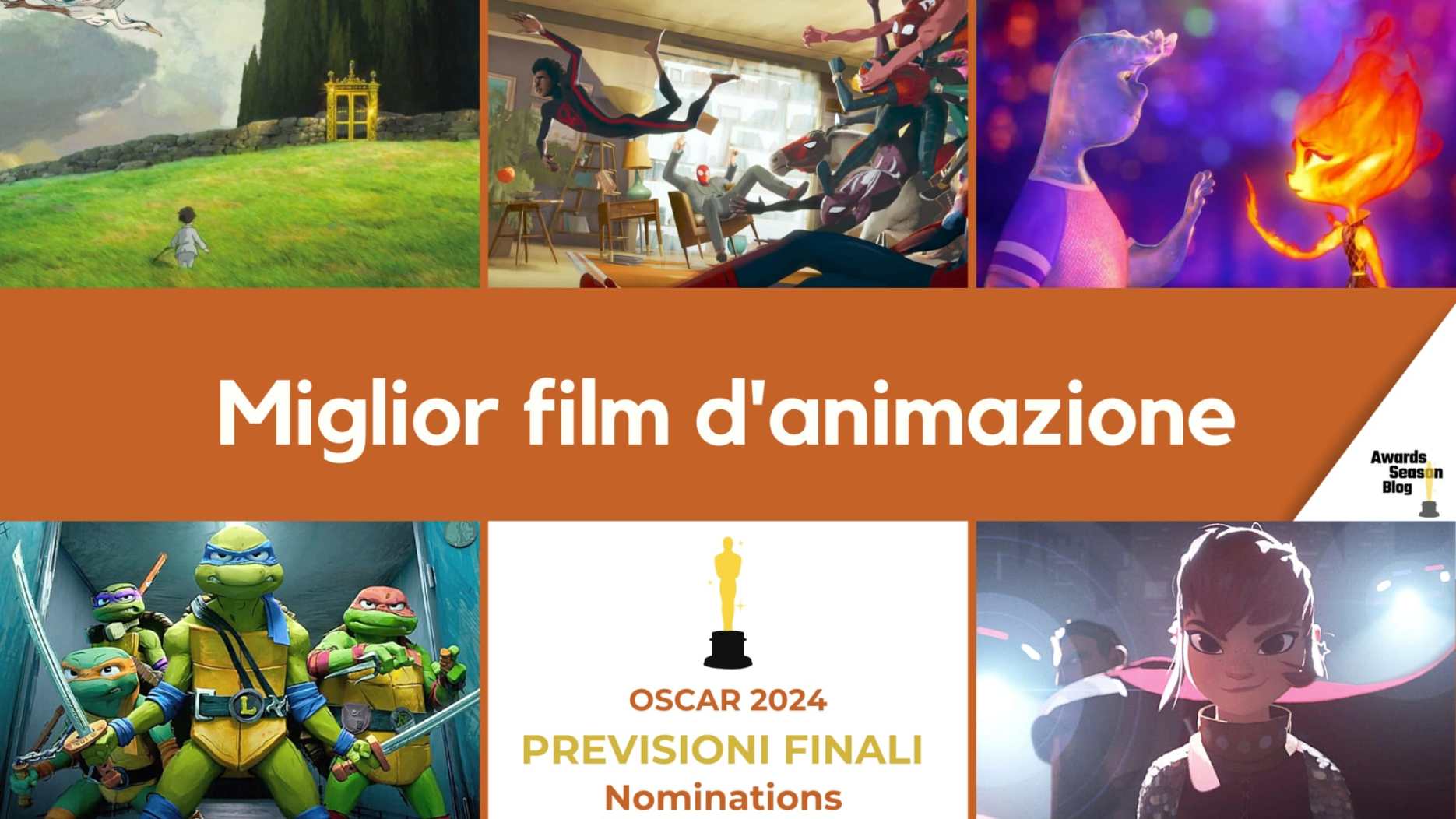 Miglior film d’animazione Oscar 2024 i film favoriti per la cinquina