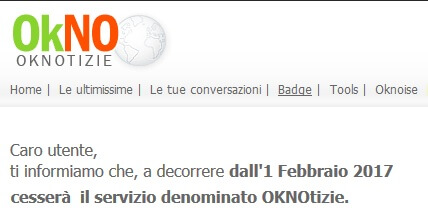 OkNotizie, storico sito di social news di Virgilio chiuderà il prossimo mese