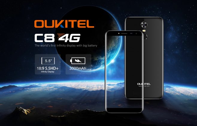 Oukitel, presentato lo smartphone Oukitel C8