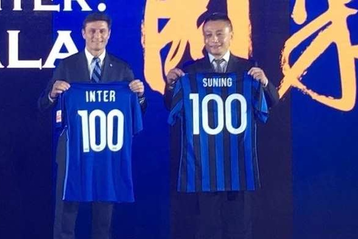 L'Inter è cinese. Suning Holdings Group ha acquisito la maggioranza. Tohir rimane, fuori Moratti
