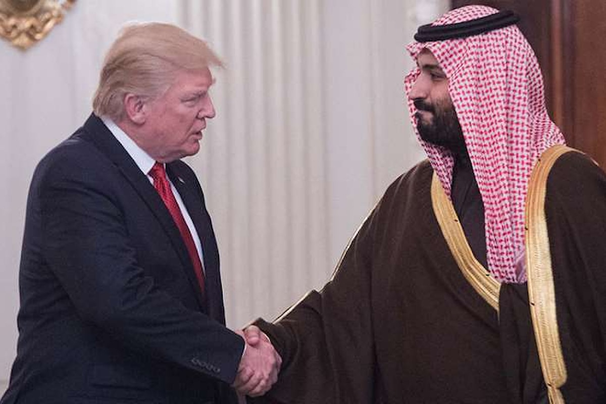 Trump volerà in Arabia Saudita per vendere armamenti per un valore di diversi miliardi di dollari