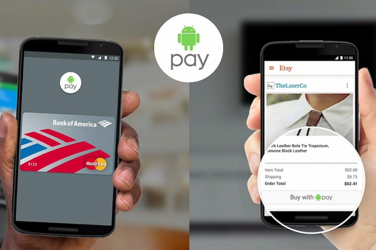 Android Pay si arricchisce con la collaborazione di Visa e Mastercard