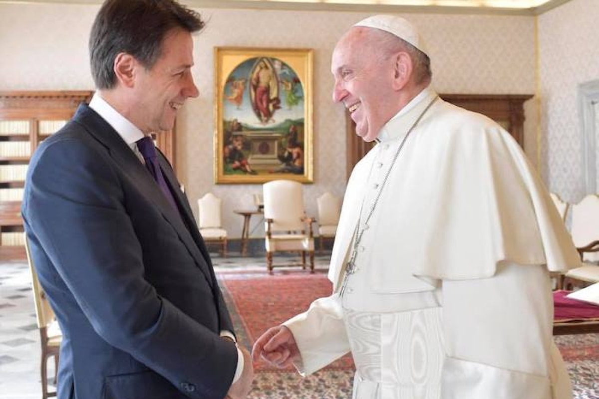 Papa Francesco riceve il premier Conte, ma non Salvini e Di Maio