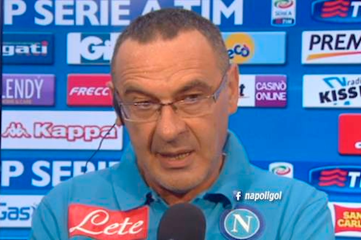 Sarri: «Ora voglio un San Paolo pieno. Buttare via la Champions sarebbe una caz...»