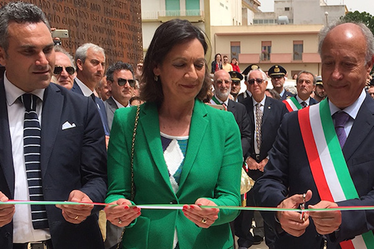 Inaugurato a Marsala il monumento in onore dei mille di Garibaldi