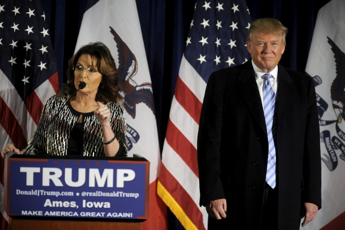 Sarah Palin è tornata per sostenere Trump