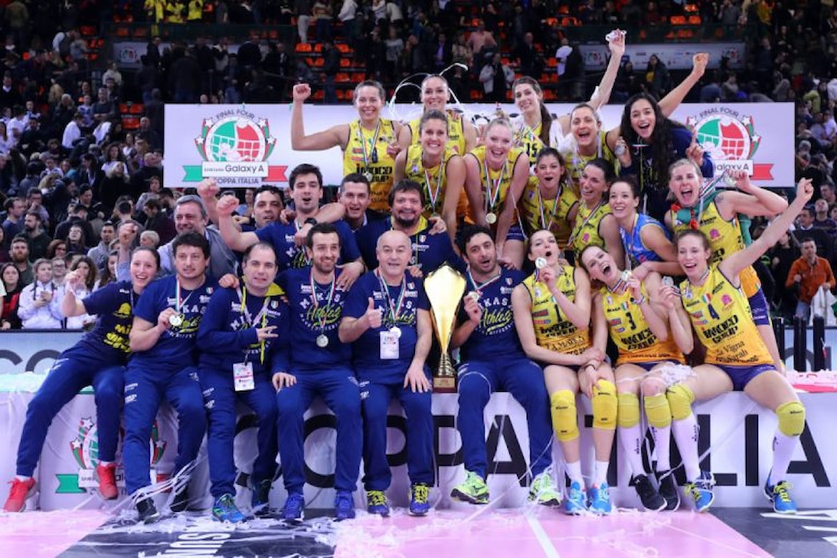 Volley, finale Coppa Italia donne: Imoco batte Modena 3-0