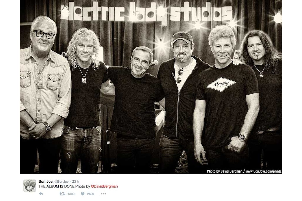 Il nuovo album dei Bon Jovi è ultimato