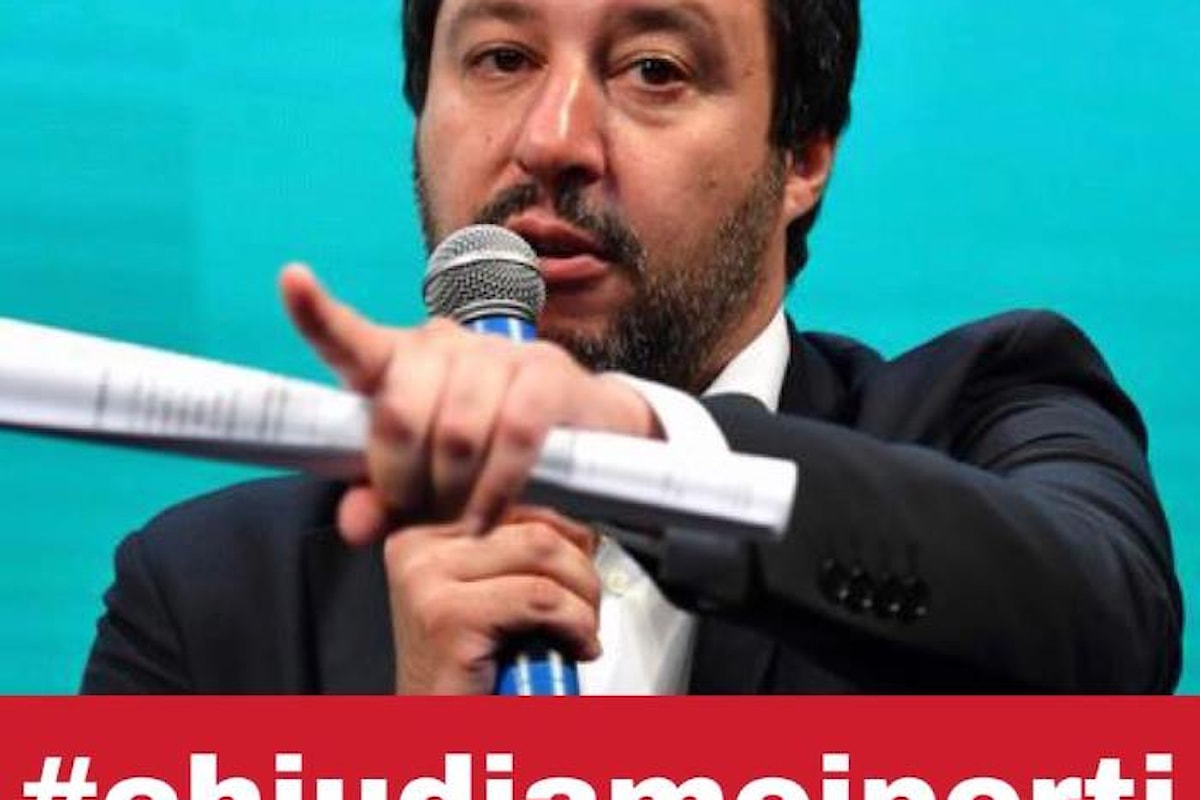 Il ministro Salvini in perenne campagna elettorale continua a dire di voler chiudere i porti