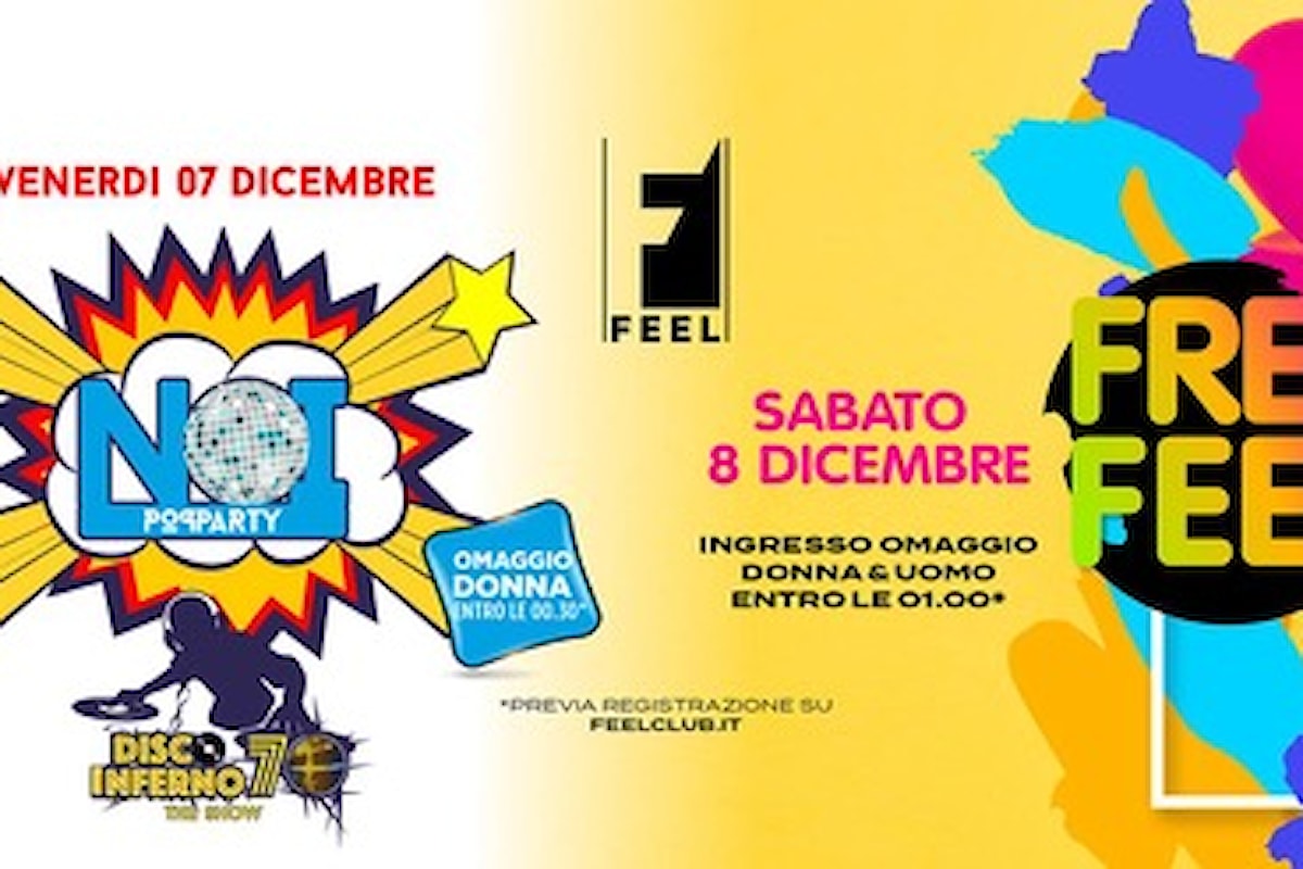 Feel Club: tutte le feste dal 7 al 31 dicembre