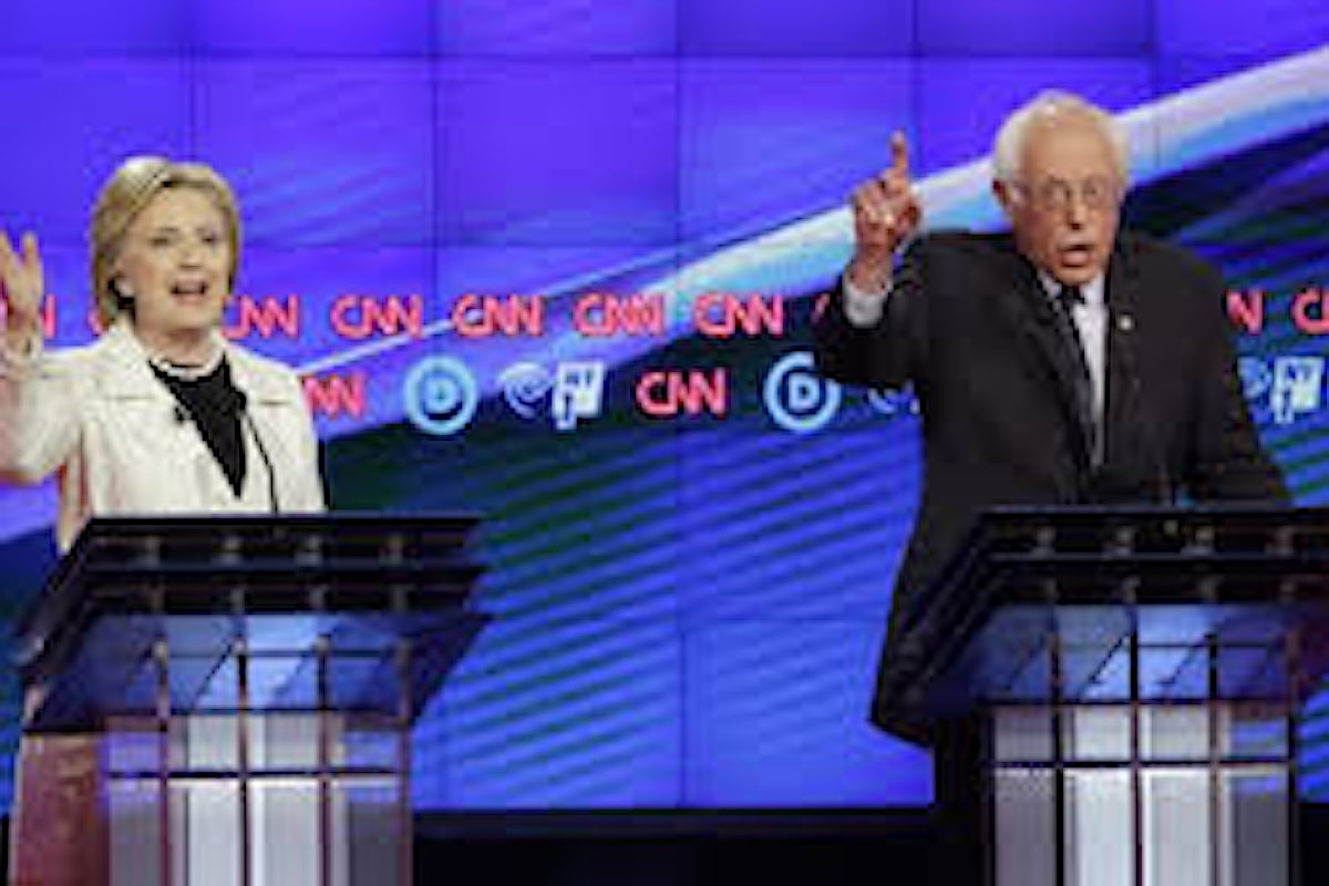 Toni duri nell'ultimo dibattito fra Sanders e Clinton, in vista delle primarie di New York