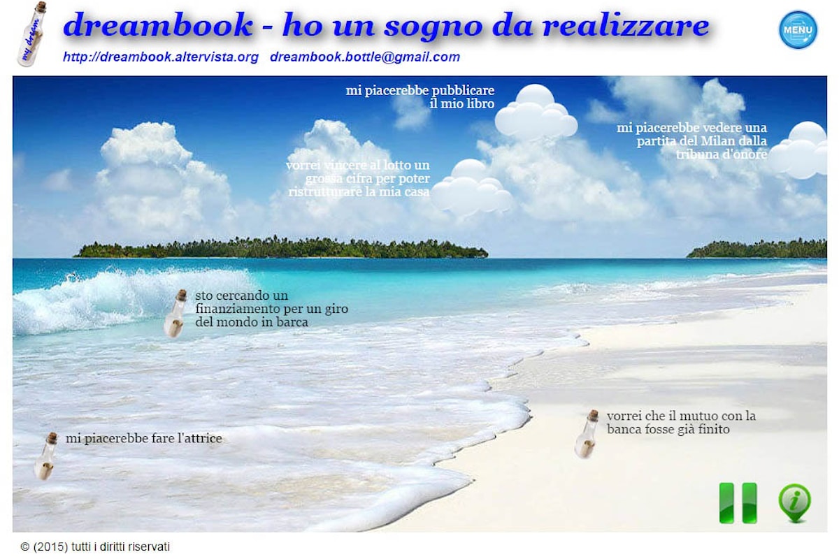 Ho un sogno da realizzare: dreambook ti regala una bottiglia per metterci dentro il tuo sogno, desiderio, necessità o richiesta di aiuto