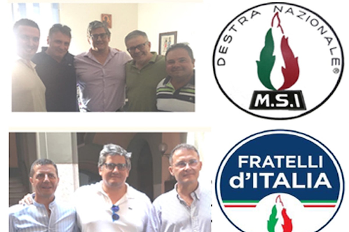 Movimento Sociale Italiano e Fratelli d'Italia trovano un accordo nazionale, anche in vista delle prossime europee